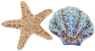 enhanced starfish shell applique featuring sequin patches for diy sewing and embroidery decoration logo