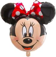 minnie mouse birthday celebration balloon logo