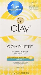 img 3 attached to OLAY Complete All Day Moisturizer SPF 15, Sensitive 4 oz (Pack of 2): Ultimate Sun Protection for Sensitive Skin