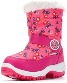 img 4 attached to Nova Winter Snow Boots for Toddler Boys and Girls