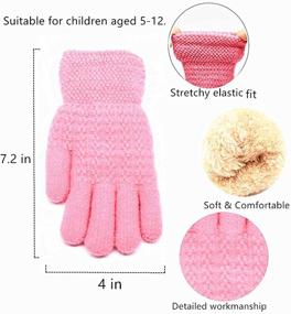 img 2 attached to 🧤 Thermal Winter Gloves for Boys and Girls - Essential Cold Weather Accessories