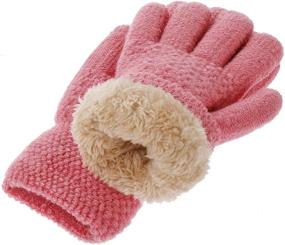 img 1 attached to 🧤 Thermal Winter Gloves for Boys and Girls - Essential Cold Weather Accessories