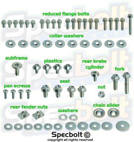 img 1 attached to Specbolt Fasteners Kawasaki Spec Pak 1996 Current