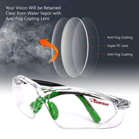 img 1 attached to 👓 SAFETYEAR Glasses: Ultimate Protection for Chemical Resistance