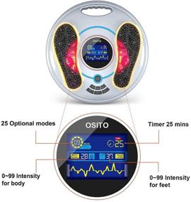 img 1 attached to 👣 Enhanced Foot Neuropathy Machine - Electronic Pulse Acupuncture for Feet and Legs Circulation - Advanced Electrical Medical Foot Reflexology to Relax and Revitalize Tired Feet and Ankles - Pain Relief, Reduce Swelling and Leg Cramps