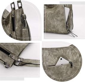 img 1 attached to 👜 Женская сумка KL928: стильная сумка-хобо с удобной ручкой - сумки, кошельки и многое другое!