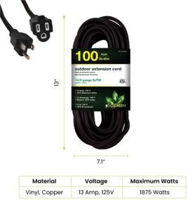 img 3 attached to 🔌 GoGreen Power GG 13800BK Наружное удлинительное устройство: Идеальное решение для наружных потребностей в электроэнергии