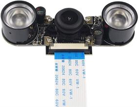 img 4 attached to 📷 Raspberry Pi 3 B Camera with 160 FOV Night Vision Fisheye Module, OV5647 Sensor, 5 Megapixel 1080p - Compatible with Raspberry Pi Model A/B/B+, RPi 2B, Pi 3 B+ and Pi 4B
