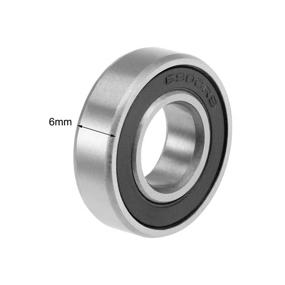 img 1 attached to Uxcell 6900 2RS Groove Bearings Double