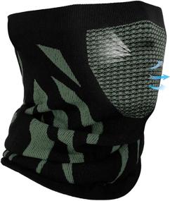 img 4 attached to Achiou Comfortable Running Outdoor Weather Men's Accessories and Scarves