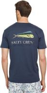 👕 salty crew el dorado t shirt: stylish men's clothing for shirts that make a statement logo