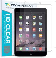 📱 hd clear film screen protector (non-glass) for apple ipad mini 1/2/3 [2-pack] by tech armor logo
