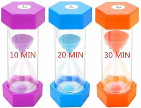 img 4 attached to Hourglass Sandglass Colorful Classroom Brushing