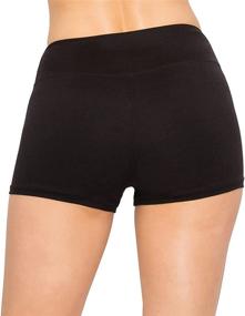 img 1 attached to 🩳 ALWAYS Women Workout Yoga Shorts - Premium Buttery Soft Solid Stretch Cheerleader Running Dance Volleyball Short Pants: The Ultimate Performance Workout Shorts for Women