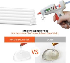 img 1 attached to 🔥 Yoccaline Hot Glue Gun Kit: DIY Crafts, 30pcs Transparent Glue Sticks, School Projects & Repairs