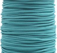 📿 konmay 1 roll 43 yards 2.0mm teal elastic stretch beading cord - ideal for jewelry making, crafting, clothing, and beading projects logo