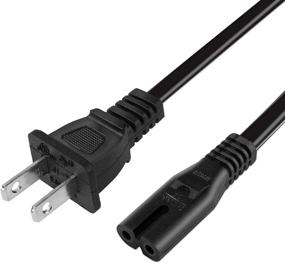 img 3 attached to 🔌 Premium 8FT Power Cord: Compatible with Xbox Series X/S, Xbox One S/X, Samsung TCL Toshiba LG TV - Enhanced Performance!