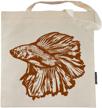pet studio art otter tote women's handbags & wallets and totes logo