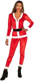 img 2 attached to Tipsy Elves Womens Santa Bodysuit