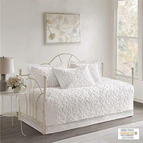 img 3 attached to Madison Park Sabrina Chenille Coverlet Bedding