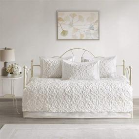 img 4 attached to Madison Park Sabrina Chenille Coverlet Bedding