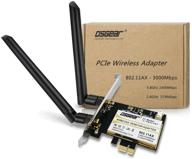 🔌 osgear pcie wifi 6 беспроводная сетевая карта адаптер - 3000mbps ax200ngw wlan bluetooth 5.0 - двухдиапазонная 5 ггц 2.4 ггц - windows 10/linux - 4k 8k видеоигры логотип