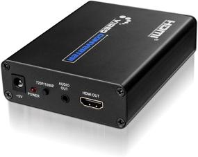 img 4 attached to 🔌 TNP SCART to HDMI Converter: PAL/NTSC Support, 1080P/720P Upscaler, HDMI Connector Output & 3.5mm AUX Jack