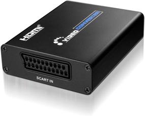 img 3 attached to 🔌 TNP SCART to HDMI Converter: PAL/NTSC Support, 1080P/720P Upscaler, HDMI Connector Output & 3.5mm AUX Jack