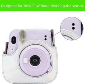img 3 attached to Сумка для мини-камеры Borya, совместимая с пленочной камерой мгновенной печати Fujifilm Instax Mini 11