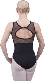 img 1 attached to 🩰 Dance Favourite Hollow Back Ballet Leotards: Lace Adult Ballerina Dancewear for Women and Girls Gymnastics 01D0049 - Elegant and Supportive Dance Attire for all Performances