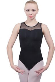 img 3 attached to 🩰 Dance Favourite Hollow Back Ballet Leotards: Lace Adult Ballerina Dancewear for Women and Girls Gymnastics 01D0049 - Elegant and Supportive Dance Attire for all Performances