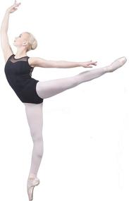 img 2 attached to 🩰 Dance Favourite Hollow Back Ballet Leotards: Lace Adult Ballerina Dancewear for Women and Girls Gymnastics 01D0049 - Elegant and Supportive Dance Attire for all Performances