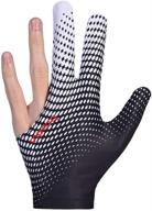 🎱 unisex 3-finger billiard glove for pool cue - outdoor pool table accessory, suitable for both right and left hand, interchangeable snooker glove for enhanced performance логотип