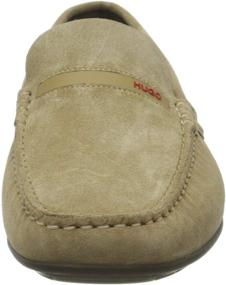 img 3 attached to Hugo Men's Modern Moccasin Brown209 Casual Shoes