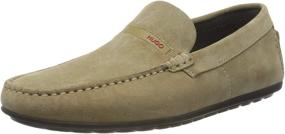 img 4 attached to Hugo Men's Modern Moccasin Brown209 Casual Shoes