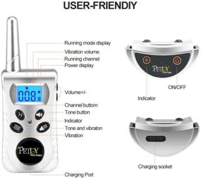 img 2 attached to PetJoy Cat and Small Dog Training Collar - 2-in-1 Meow Collar and Bark Collar, No Shock. Extended 900ft Remote Range. Efficient, Smart, Waterproof, and Rechargeable