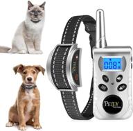 petjoy cat and small dog training collar - 2-in-1 meow collar and bark collar, no shock. extended 900ft remote range. efficient, smart, waterproof, and rechargeable логотип