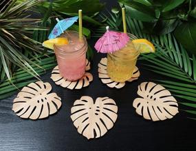 img 3 attached to 🌴 Eco-Friendly Botanical Decorations: Tropical Coasters