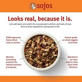 img 3 attached to 🐶 Nutritious Freeze-Dried Raw Dog Food: SOJOS Complete Turkey & Salmon Recipe for Senior Dogs, Grain-Free Option