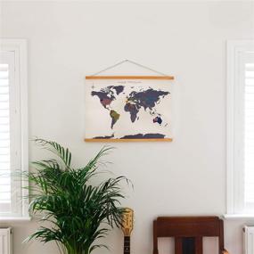 img 3 attached to 🧵 Suck UK Cross Stitch Map Kit: Create Your Own Embroidery Wall Hanging
