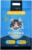 🐈✨ pure & natural nourse chowsing tofu cat litter: dust-free, odor-absorbent, flushable - 6lb pack logo