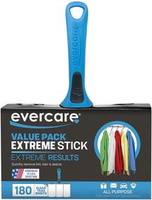 img 4 attached to 🧻 Efficient Lint Removal: Evercare Extreme Stick 180 Sheet Lint Roller in Vibrant Blue