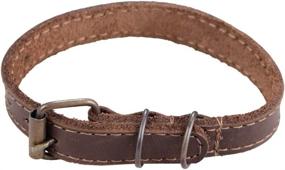 img 4 attached to 🐶 Hide & Drink Bourbon Brown Leather Dog Collar for Small Breeds – Handmade, Durable, & Stylish with 101 Year Warranty