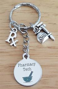 img 1 attached to 💉 Keychain Pharmacy Syringe - Technician & Pharmacist