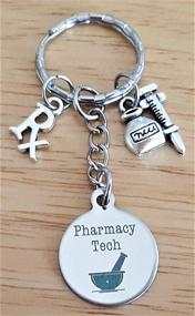 img 2 attached to 💉 Keychain Pharmacy Syringe - Technician & Pharmacist