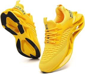 img 4 attached to SKDOIUL Sneakers Breathable Athletic Trainers Men's Shoes for Athletic