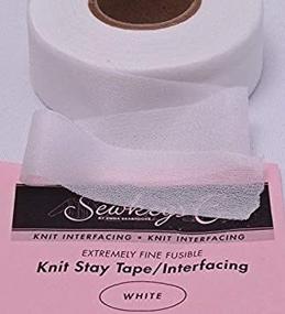 img 3 attached to White Fusible Knit Stay Tape