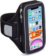 🏃 sporteer velocity v7 running armband - iphone 13, 12, 11, galaxy s21, s20, pixel 5 & more - fits most cases logo