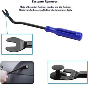 img 2 attached to Auto Trim Removal Tool Kit - XBRN Fastener Car Panel Door Window Tool Set with Clip Fastener Remover Pry Tool, Clip Puller, and Rivet Removal Tool.