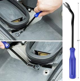 img 1 attached to Auto Trim Removal Tool Kit - XBRN Fastener Car Panel Door Window Tool Set with Clip Fastener Remover Pry Tool, Clip Puller, and Rivet Removal Tool.